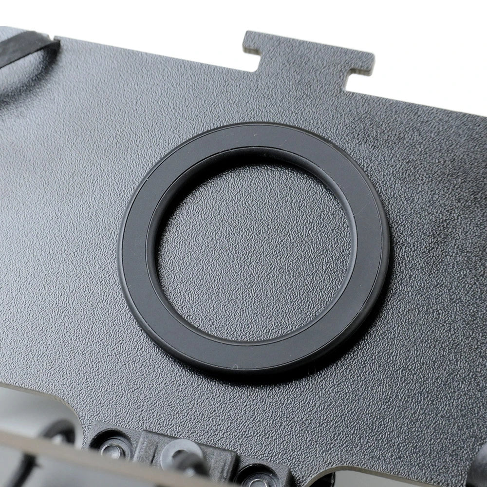 Close-up of magnetic holding system of NAV-BOARD